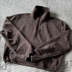 Lululemon Brown Softstreme Half-Zip